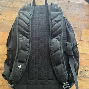 Black adidas backpack. Perfect for the new school yet.